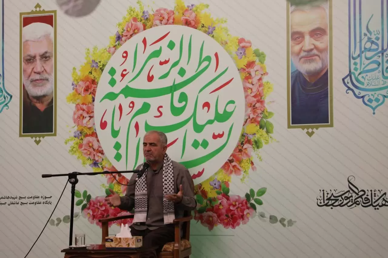 مراسم یادبود سالگرد شهید سلیمانی در سنجان