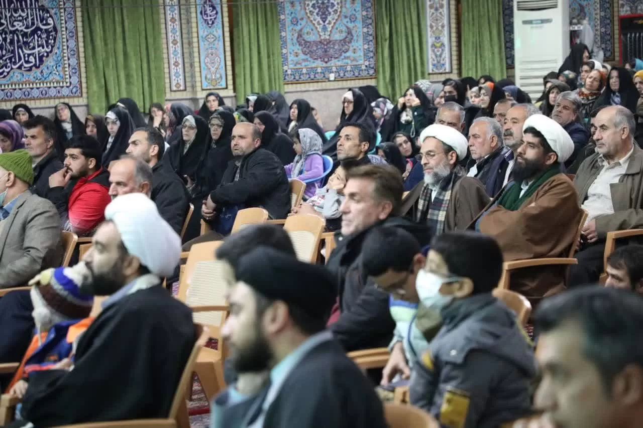 مراسم یادبود سالگرد شهید سلیمانی در سنجان