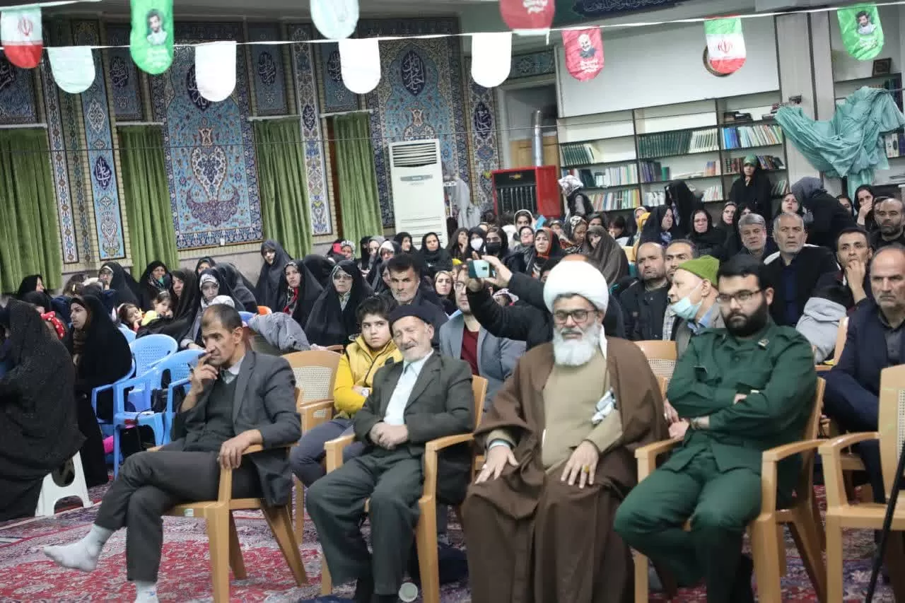 مراسم یادبود سالگرد شهید سلیمانی در سنجان