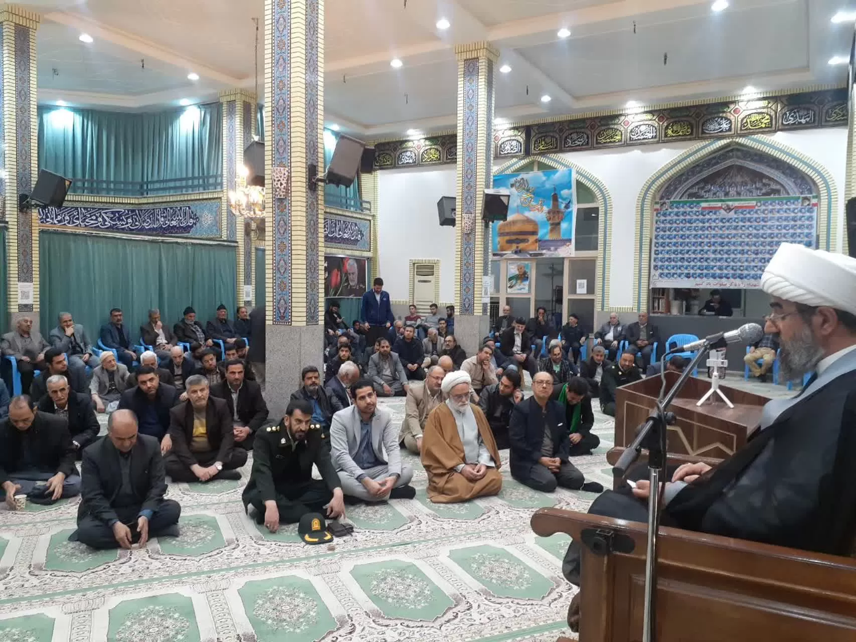 تجمع مردم دلیجان در محکومیت جنایت تروریستی کرمان