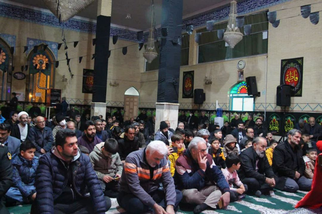 مراسم عزاداری وفات حضرت ام‌البنین (س) در ساوه