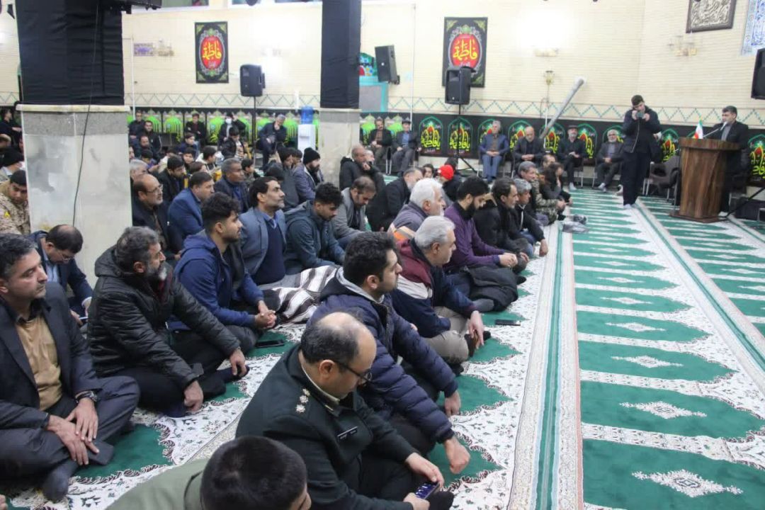 مراسم عزاداری وفات حضرت ام‌البنین (س) در ساوه