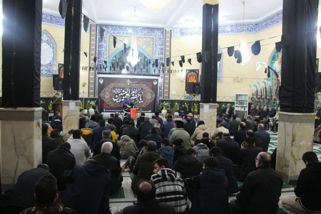مراسم عزاداری وفات حضرت ام‌البنین (س) در ساوه
