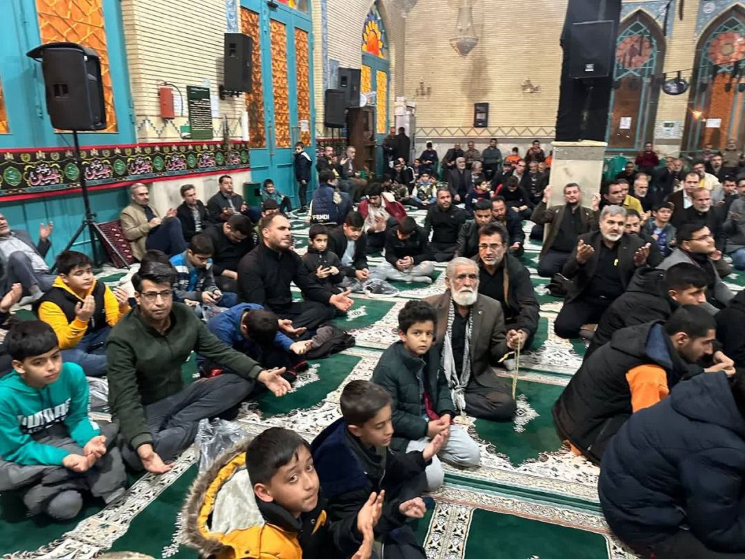 مراسم عزاداری وفات حضرت ام‌البنین (س) در ساوه