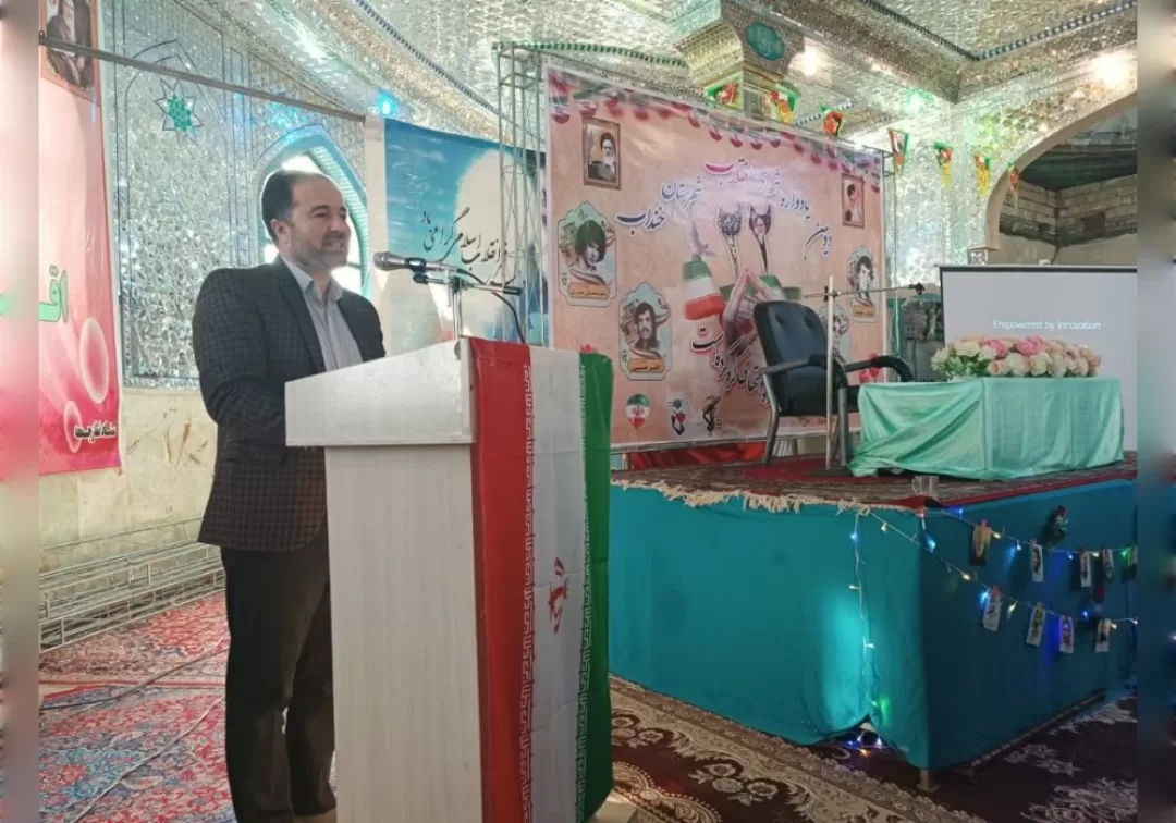 مراسم یادواره شهدا در خنداب برگزار شد