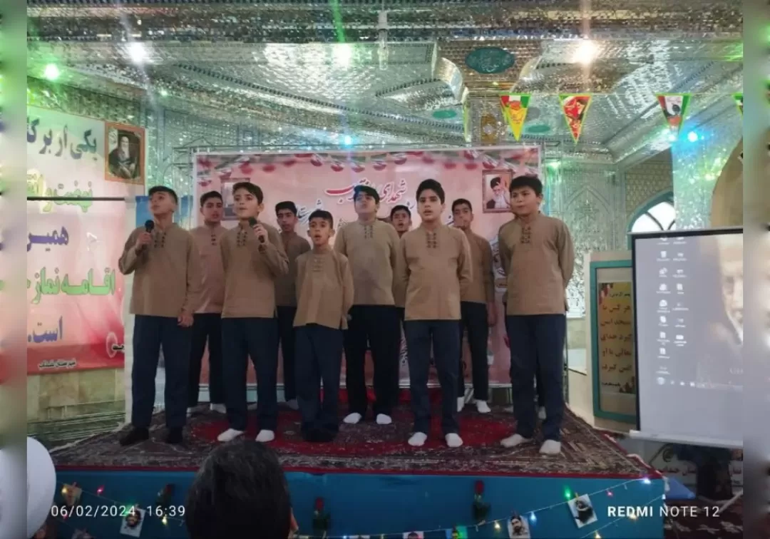 مراسم یادواره شهدا در خنداب برگزار شد