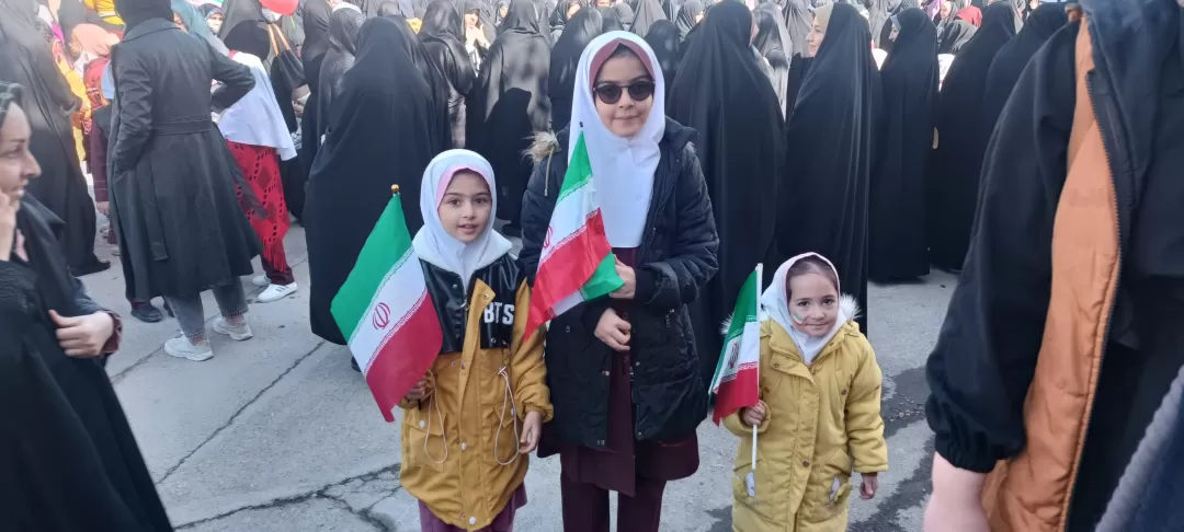 شکوه تماشایی راهپیمایی ۲۲بهمن کمیجان