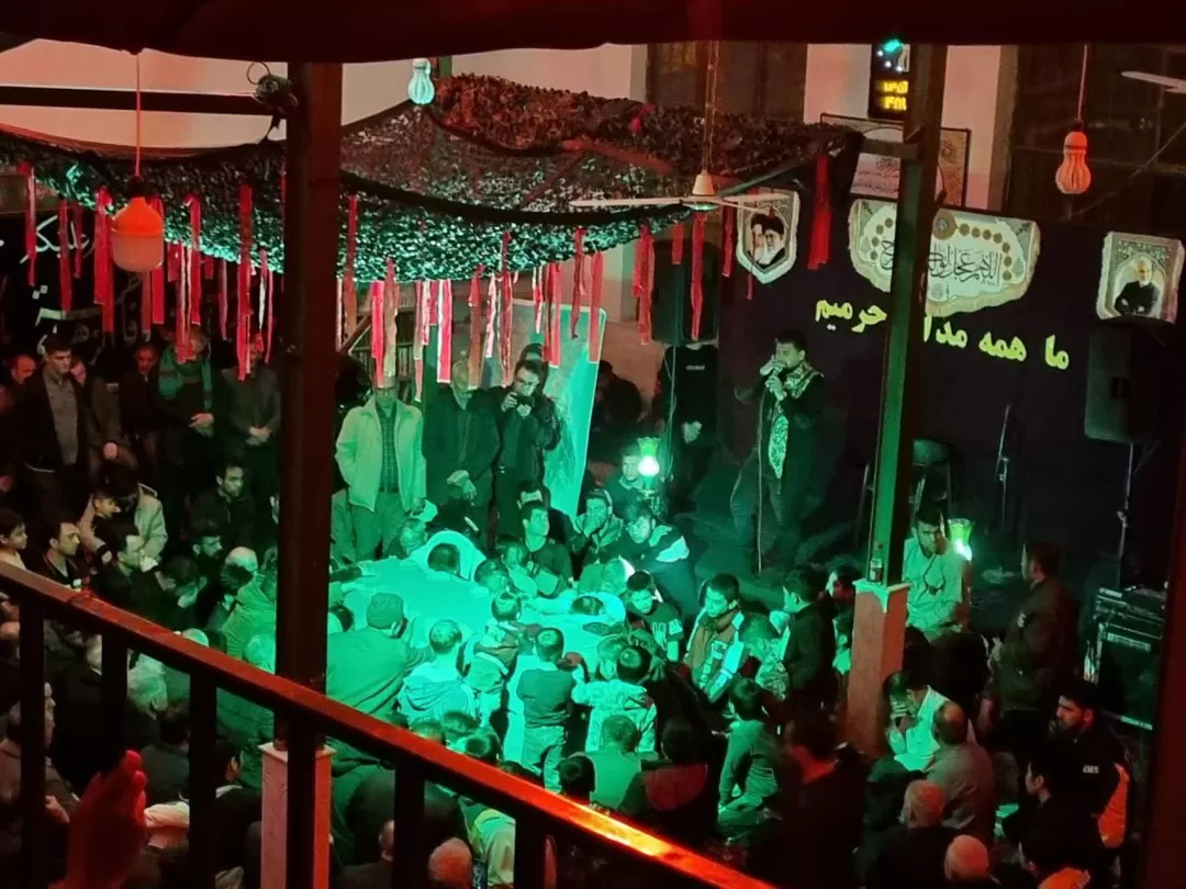 وداع با پیکر شهید مدافع حرم در ساوه