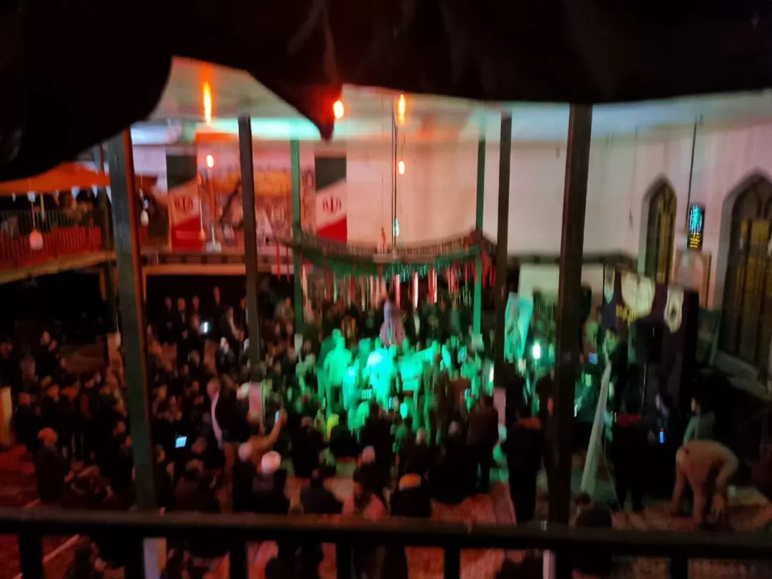 وداع با پیکر شهید مدافع حرم در ساوه