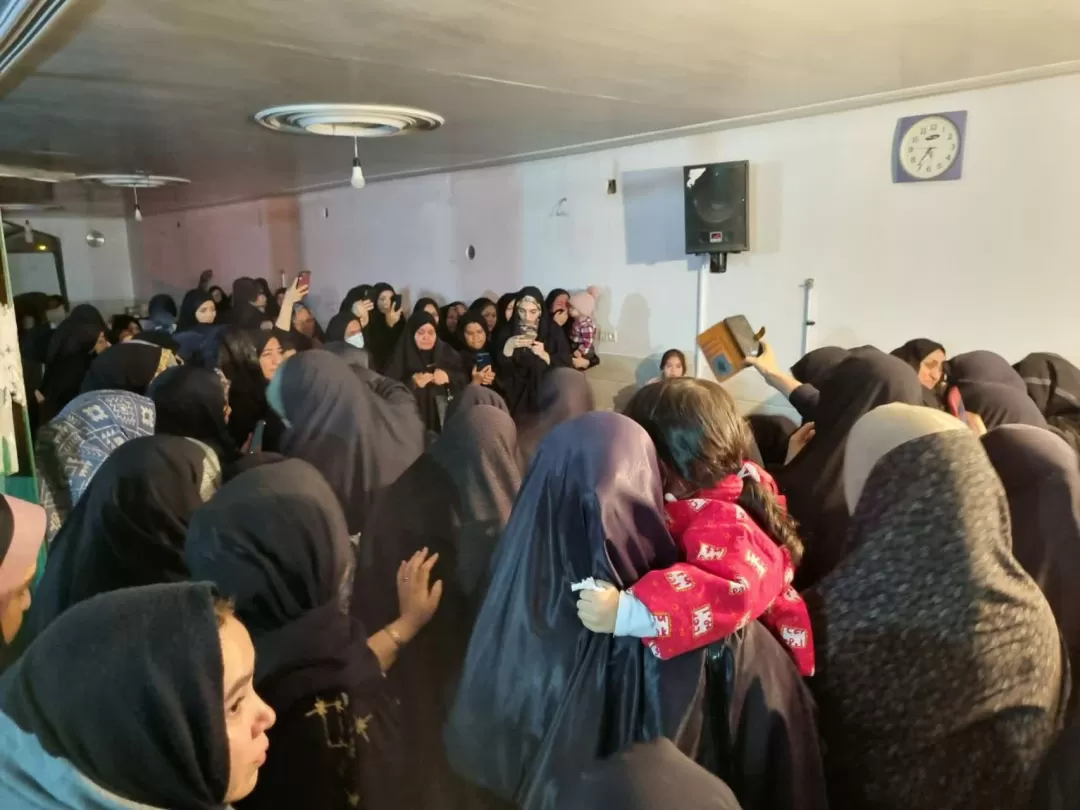 وداع با پیکر شهید مدافع حرم در ساوه