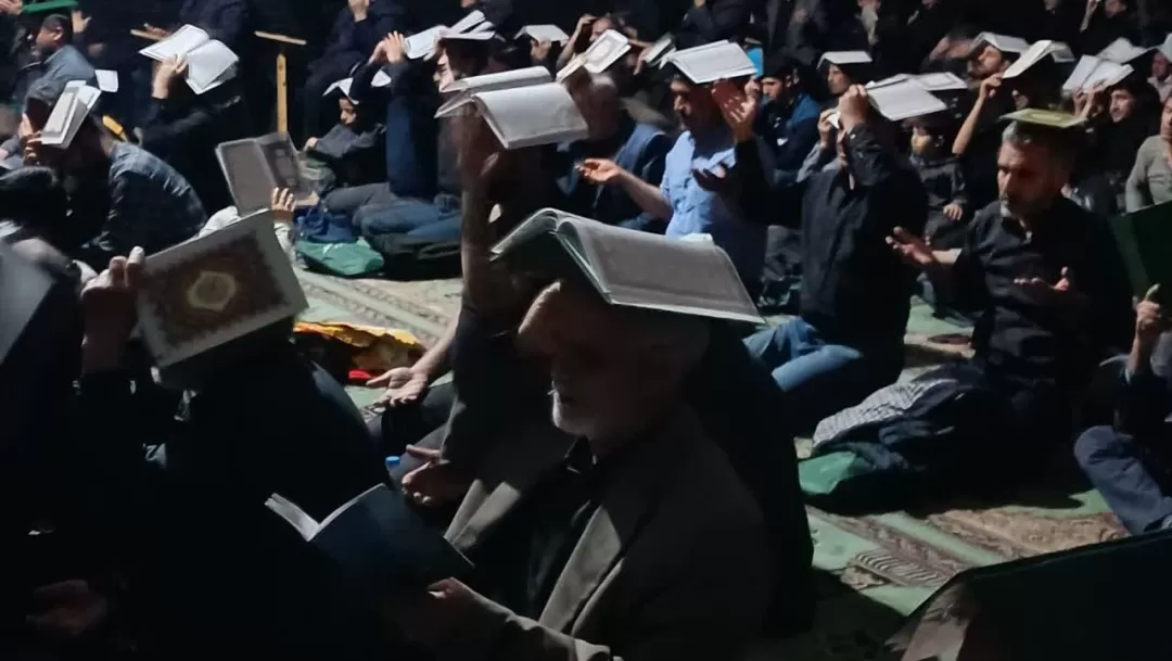 مراسم احیای شب قدر در ساوه