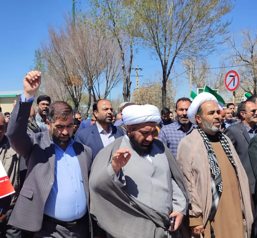 حضور مردم فراهان در راهپیمایی روز قدس