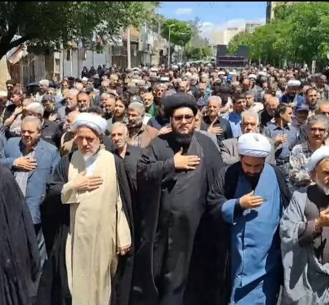 کاروان غم در ساوه به حرکت در آمد