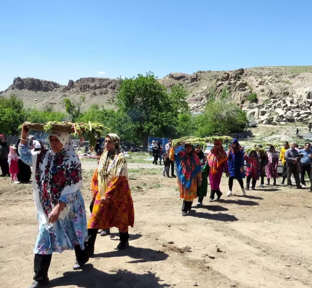 جشن ریواس در روستای راوه دلیجان