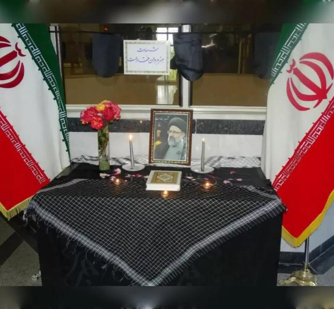 فضاسازی شهر خنداب بهمناسبت شهادت رئیس جمهور