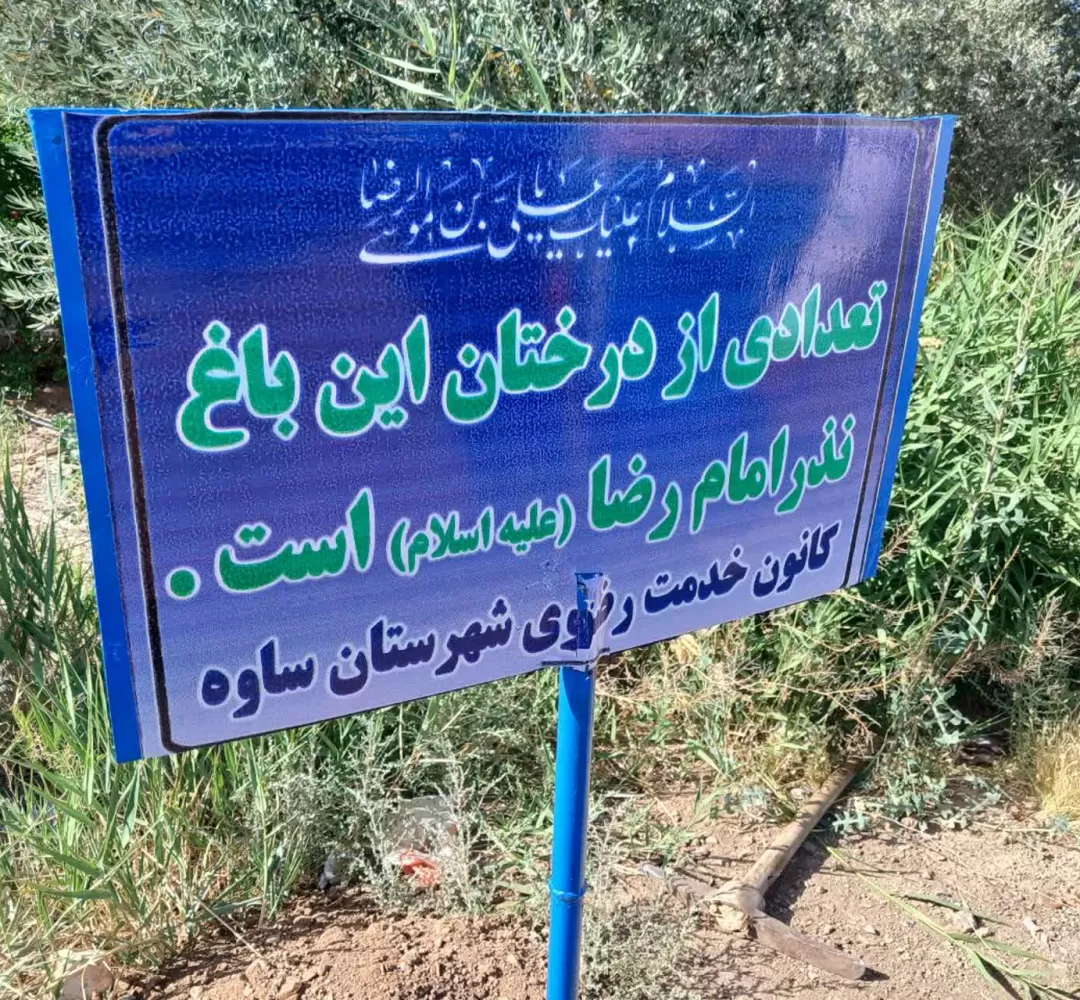 پویش نذر ۸ درخت در ساوه شتاب گرفت