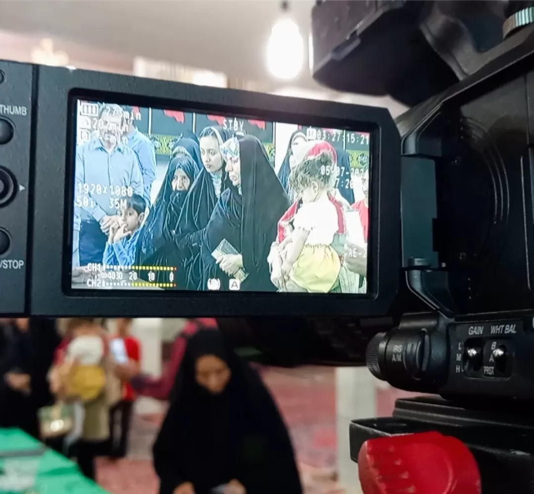 قابی زیبا از انتخابات ریاست جمهوری در کمیجان