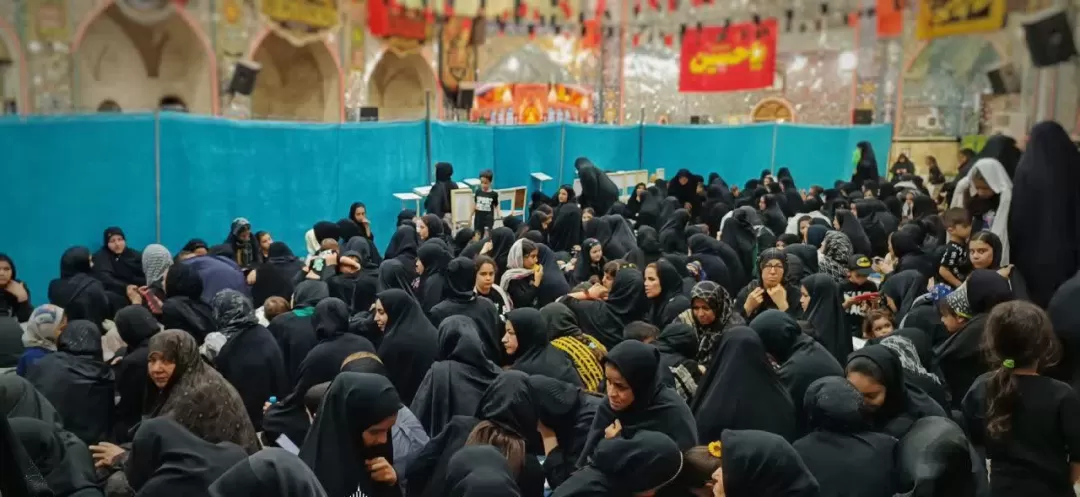 نوای «یاحسین» در ساوه طنین‌انداز شد
