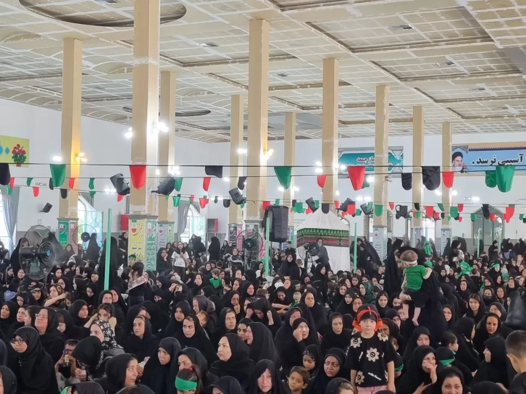 آئین شیرخوارگان حسینی در ساوه برگزار شد