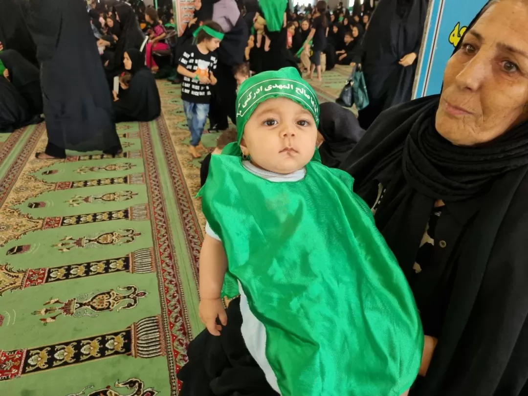 آئین شیرخوارگان حسینی در ساوه برگزار شد
