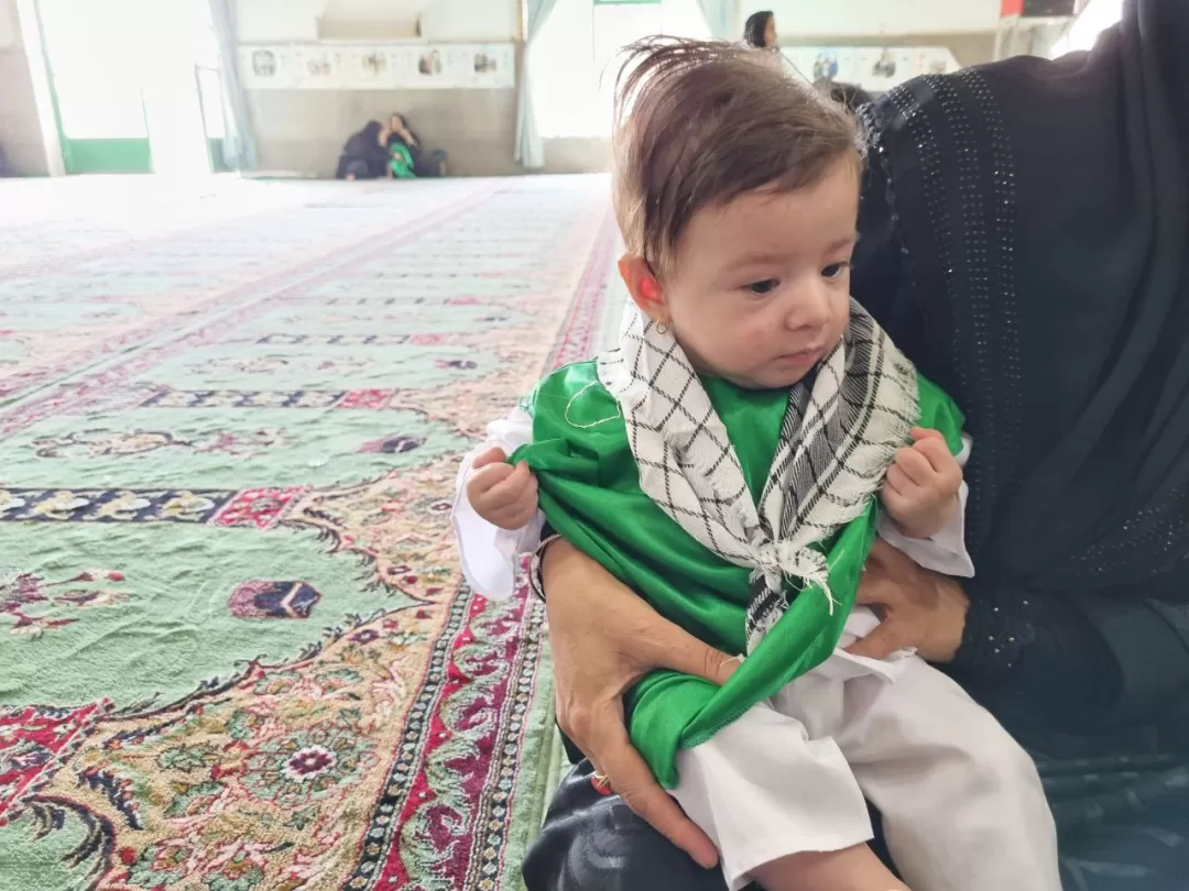 آئین شیرخوارگان حسینی در ساوه برگزار شد