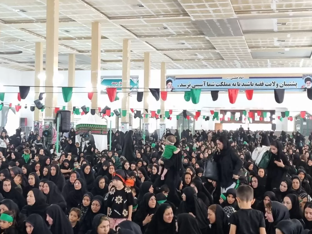 آئین شیرخوارگان حسینی در ساوه برگزار شد