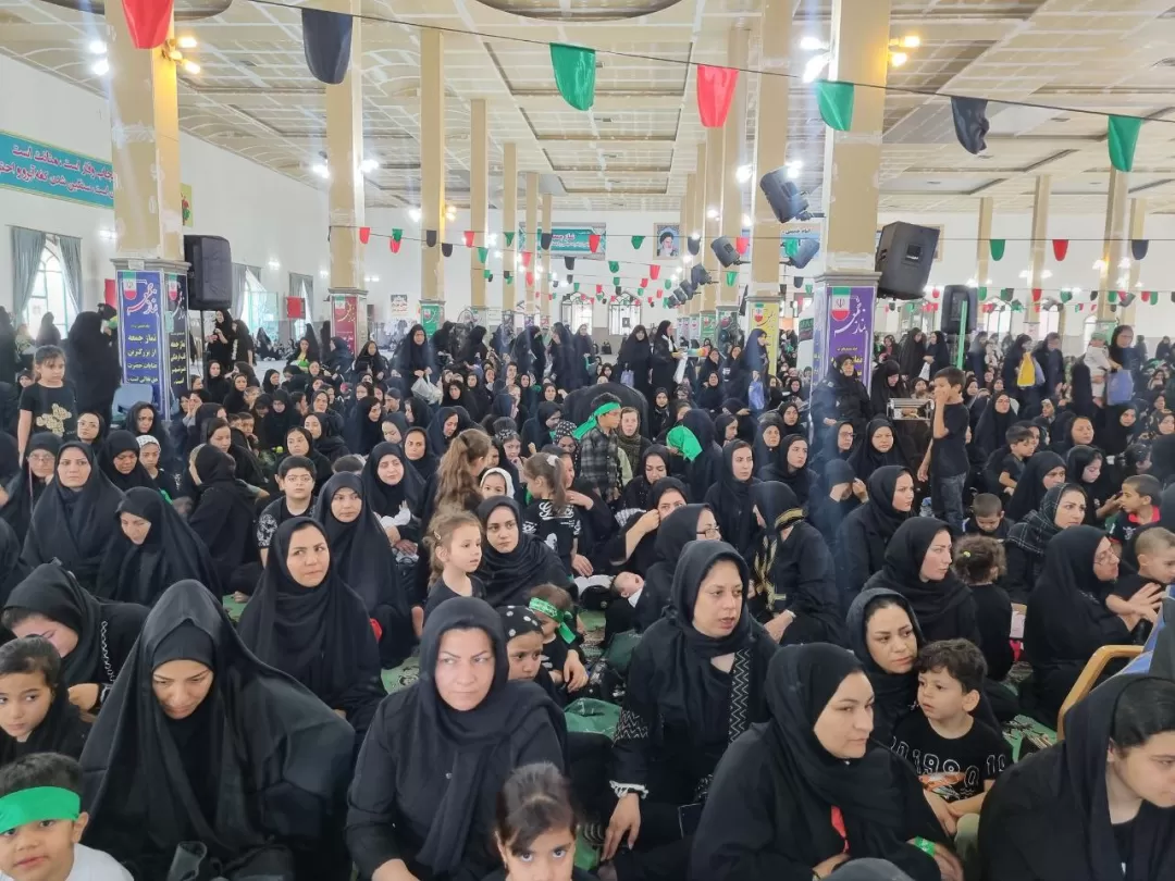 آئین شیرخوارگان حسینی در ساوه برگزار شد