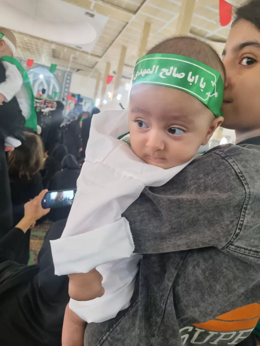آئین شیرخوارگان حسینی در ساوه برگزار شد