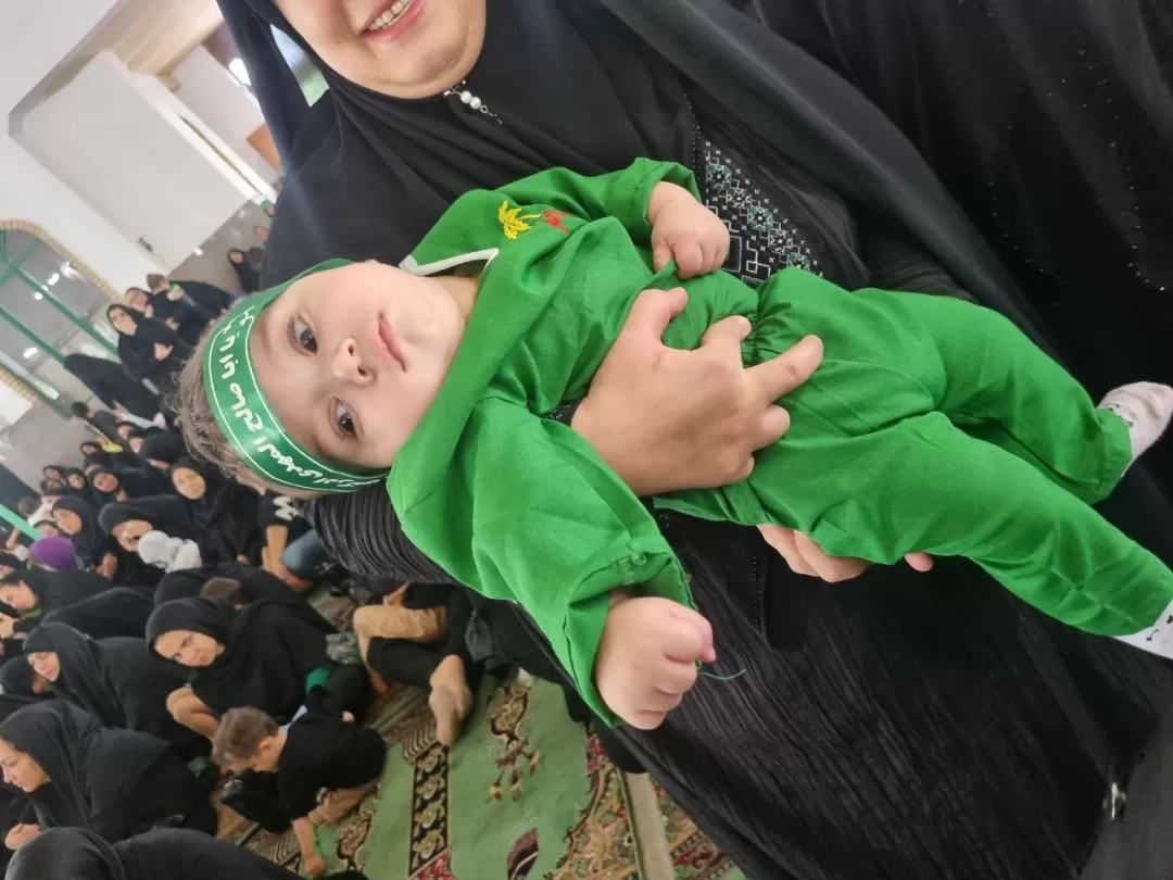 آئین شیرخوارگان حسینی در ساوه برگزار شد