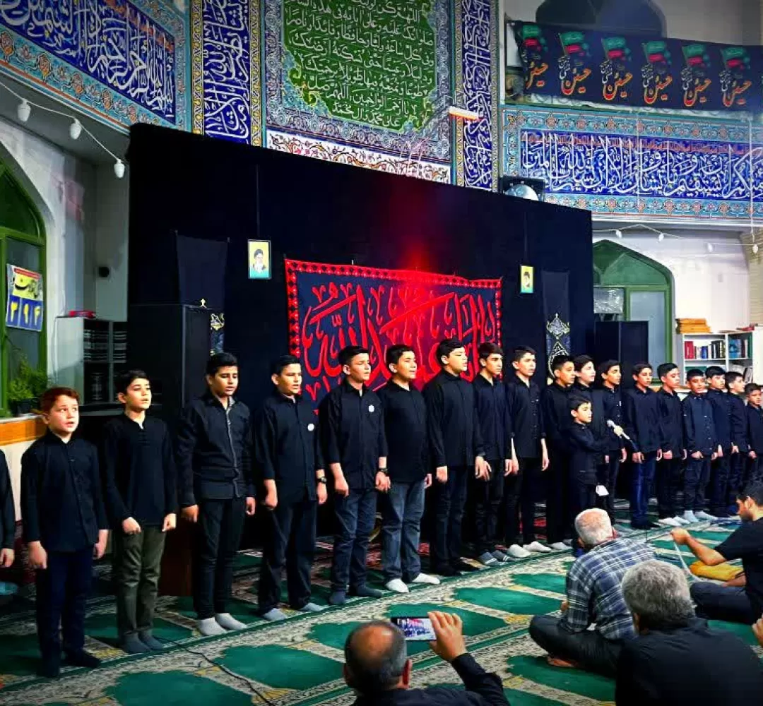عزاداری هیات نوجوانان ساوجی در دهه اول محرم