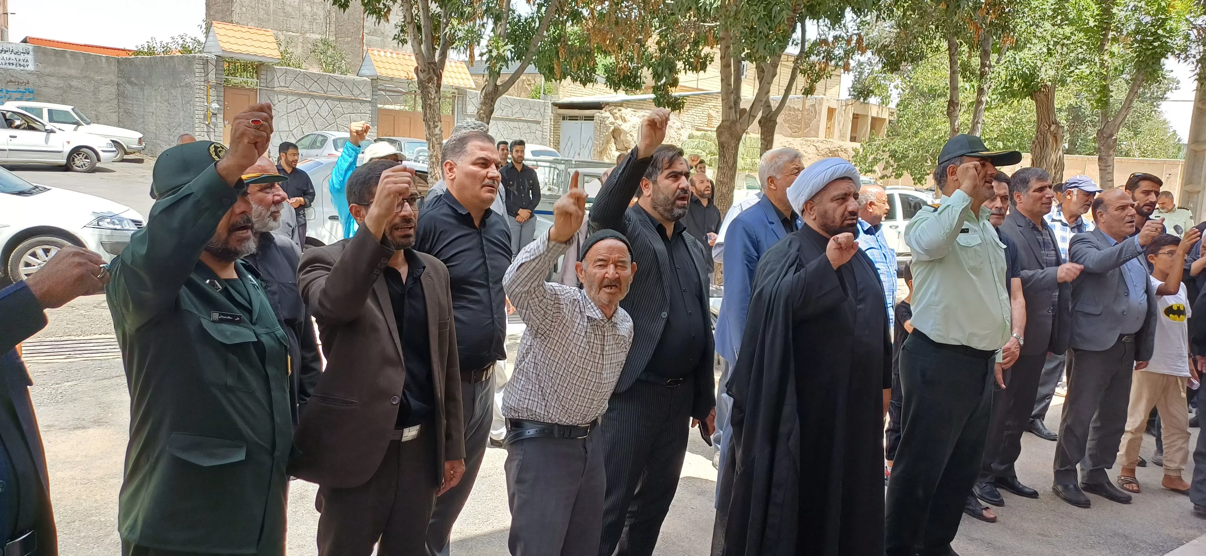 تجمع حمایت از مردم غزه در فرمهین