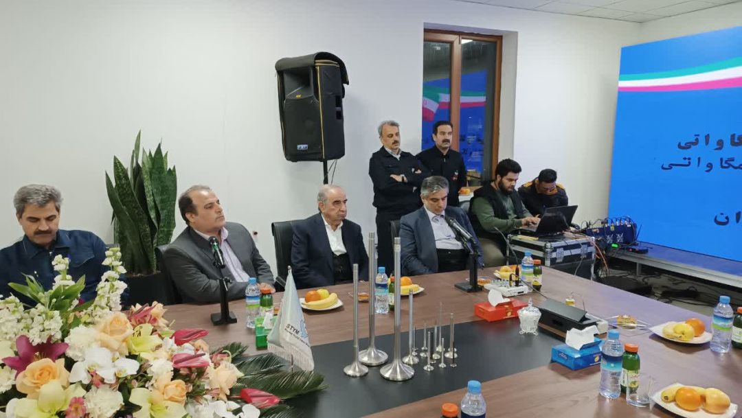 آئین افتتاح نیروگاه خورشیدی در ساوه