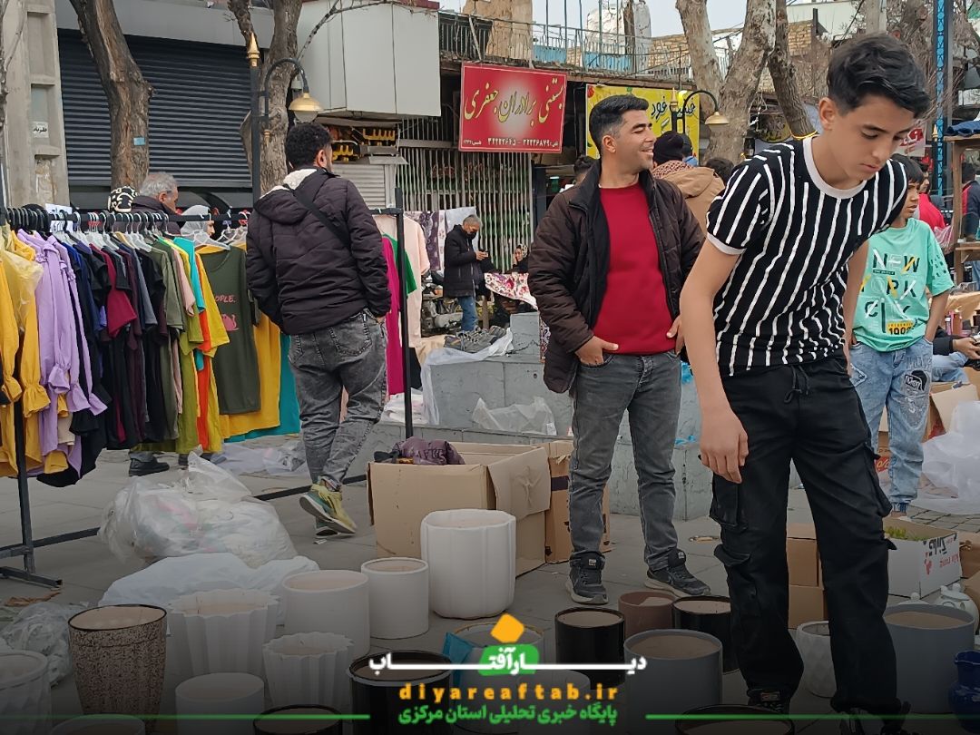 بازار شبِ عید در اراک
