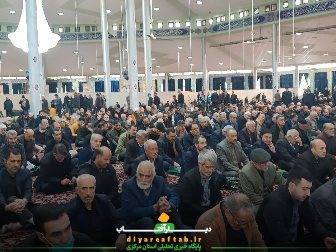 اقامه اولین نماز جمعه سال ۱۴۰۴ در اراک