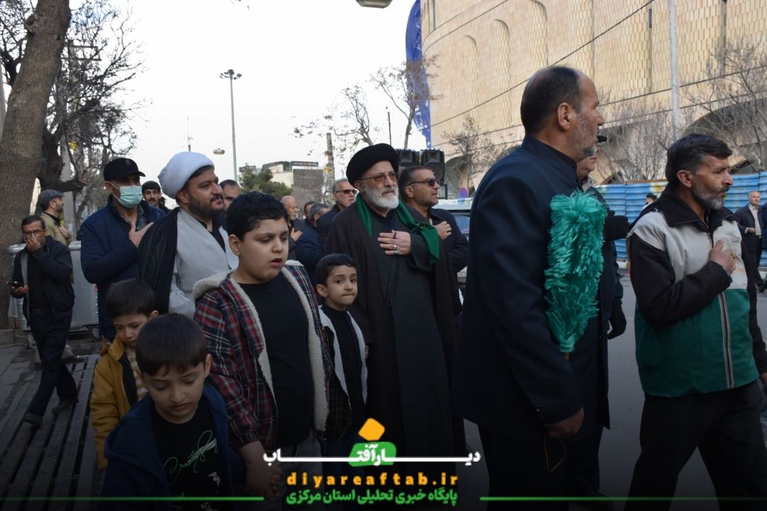 کاروان عزاداری شهادت امام علی (ع) در اراک