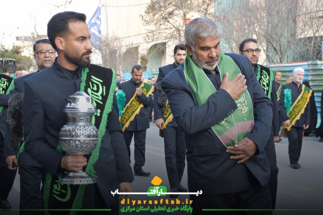 کاروان عزاداری شهادت امام علی (ع) در اراک