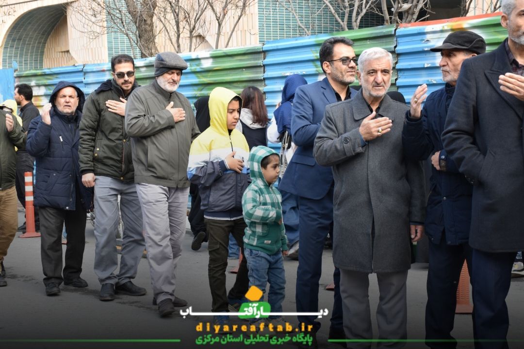 کاروان عزاداری شهادت امام علی (ع) در اراک