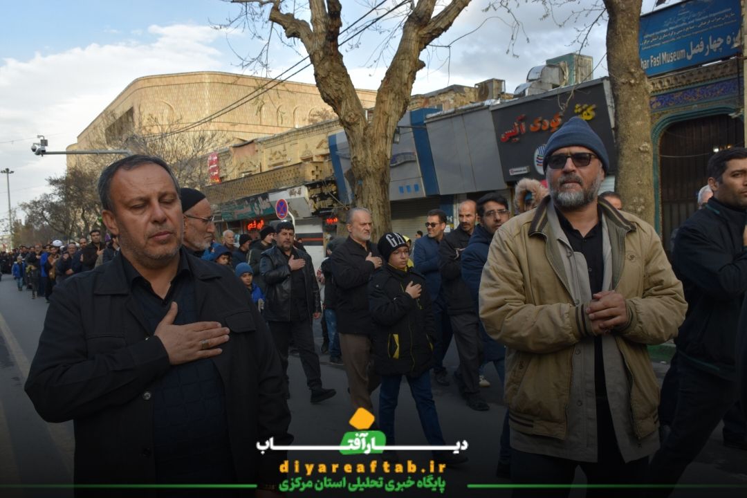کاروان عزاداری شهادت امام علی (ع) در اراک