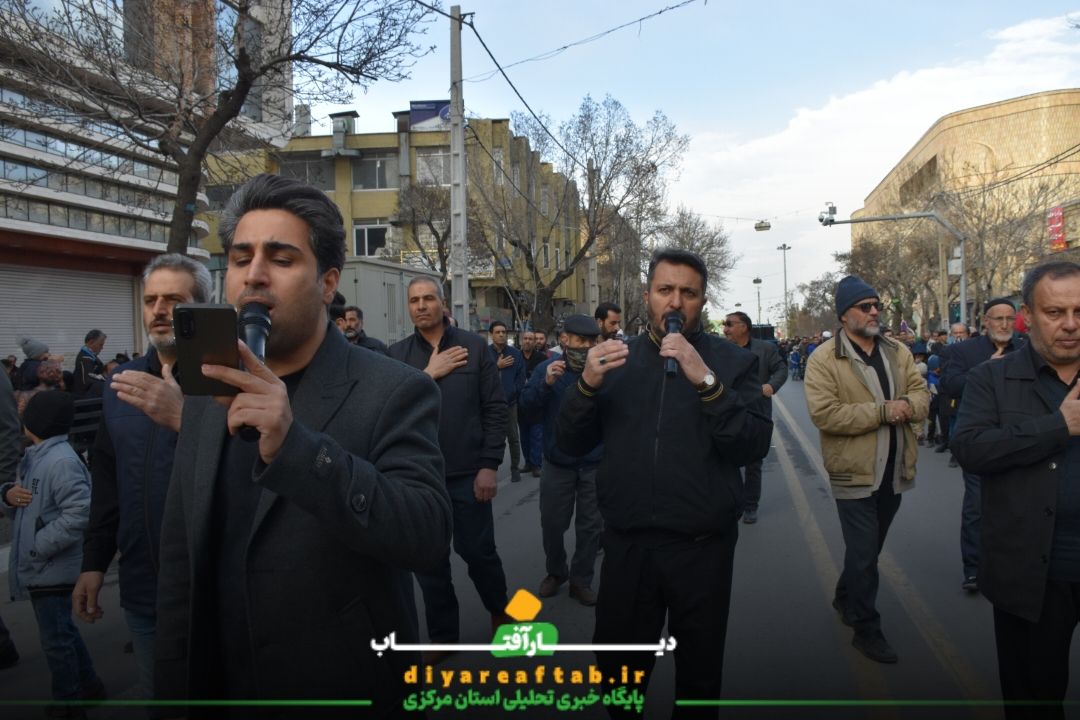 کاروان عزاداری شهادت امام علی (ع) در اراک