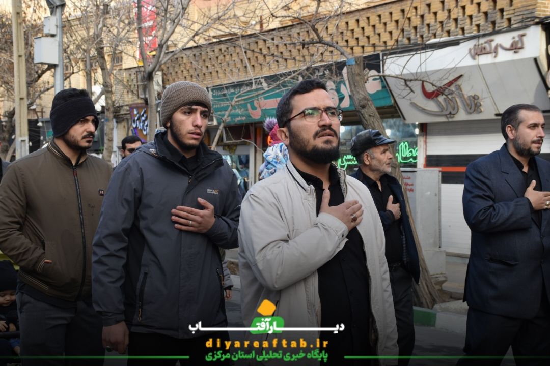 کاروان عزاداری شهادت امام علی (ع) در اراک