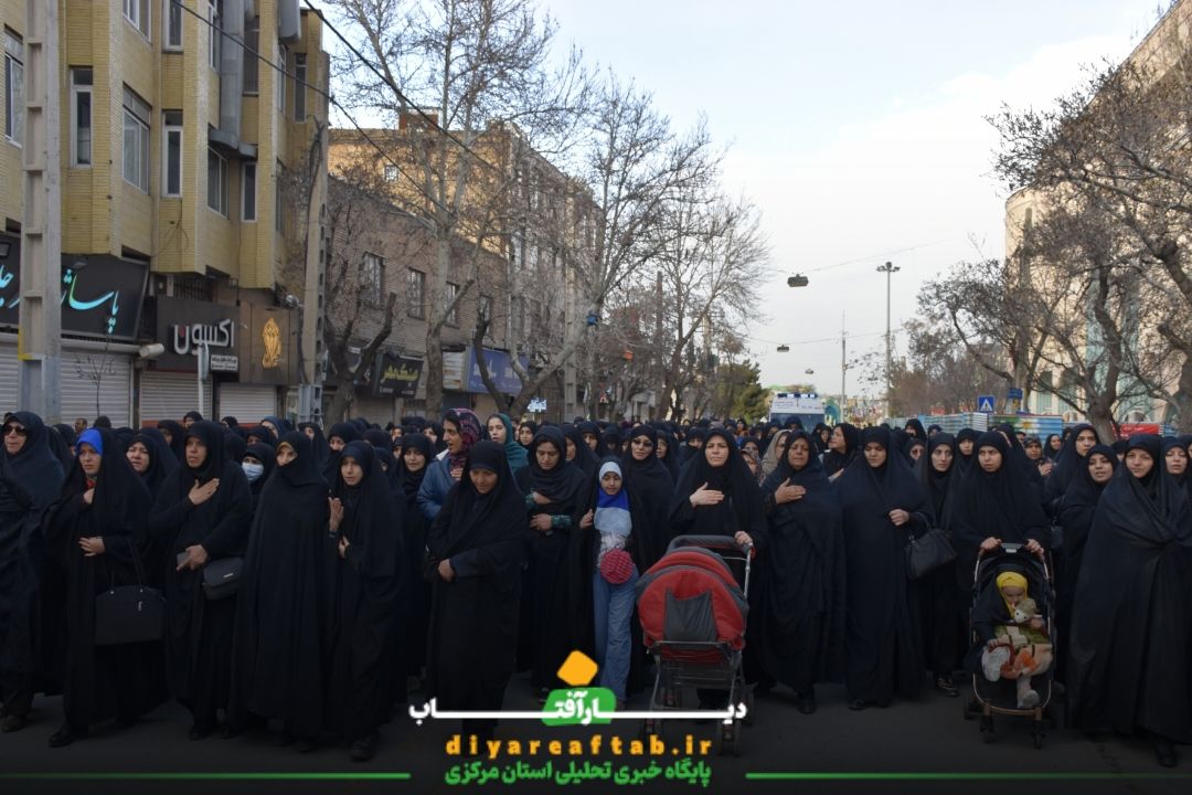 کاروان عزاداری شهادت امام علی (ع) در اراک