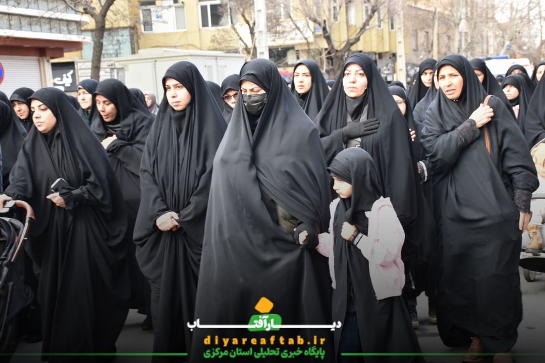 کاروان عزاداری شهادت امام علی (ع) در اراک