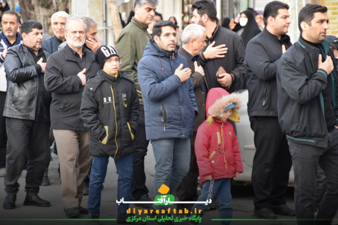 کاروان عزاداری شهادت امام علی (ع) در اراک