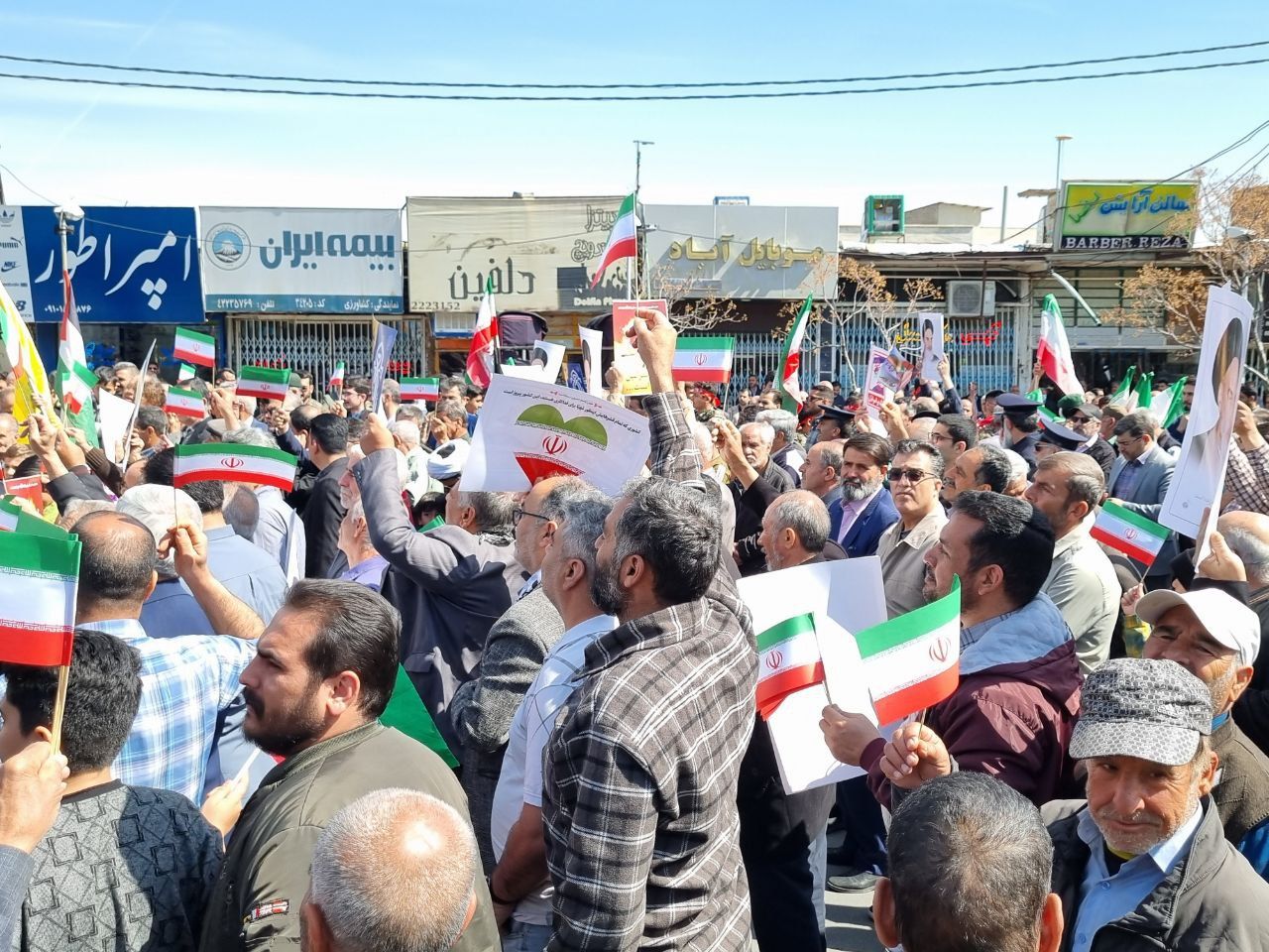 حضور پرشور روزه‌داران ساوجی در روز قدس