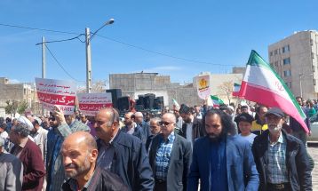خروش دلیجانی‌ها در حمایت از مردم فلسطین