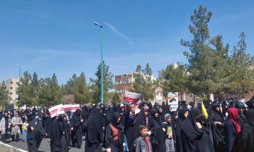 خروش دلیجانی‌ها در حمایت از مردم فلسطین