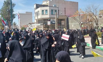خروش دلیجانی‌ها در حمایت از مردم فلسطین
