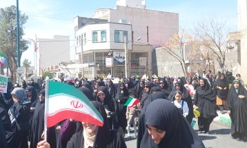 خروش دلیجانی‌ها در حمایت از مردم فلسطین