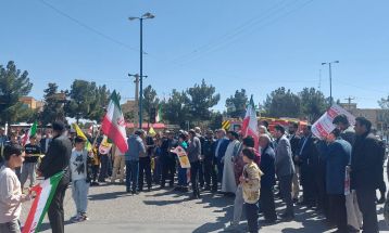 خروش دلیجانی‌ها در حمایت از مردم فلسطین