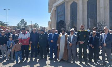 خروش دلیجانی‌ها در حمایت از مردم فلسطین